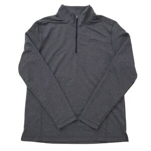 Orvis (Mens Size‎ Medium) 1/4 Zip Pullover Long Sleeve Shirt Sweater Gray Golf